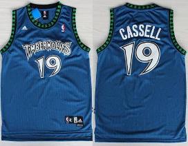Minnesota Timberwolves 19 Sam Cassell Blue Swingman NBA Jerseys Cheap