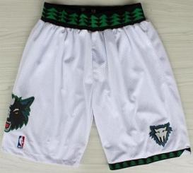 Minnesota Timberwolves White Revolution 30 NBA Short