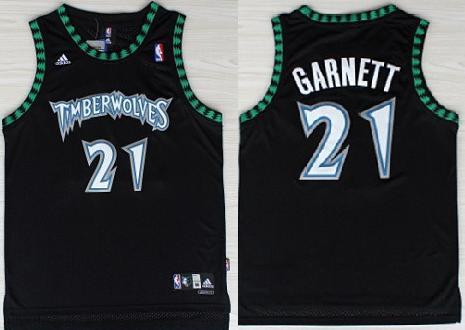 Minnesota Timberwolves 21 Kevin Garnett Black Swingman NBA Jerseys Minnesota Timberwolves 21 Kevin Garnett Black Swingman NBA Jerseys