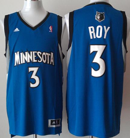 Minnesota Timberwolves 3 Brandon Roy Blue Revolution 30 Swingman NBA Jerseys