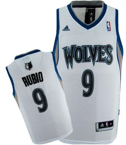 Minnesota Timberwolves 9 Rubio White Revolution 30 Swingman Jerseys Minnesota Timberwolves 9 Rubio White Revolution 30 Swingman Jerseys