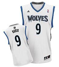 Minnesota Timberwolves 9 Rubio White Swingman Jerseys
