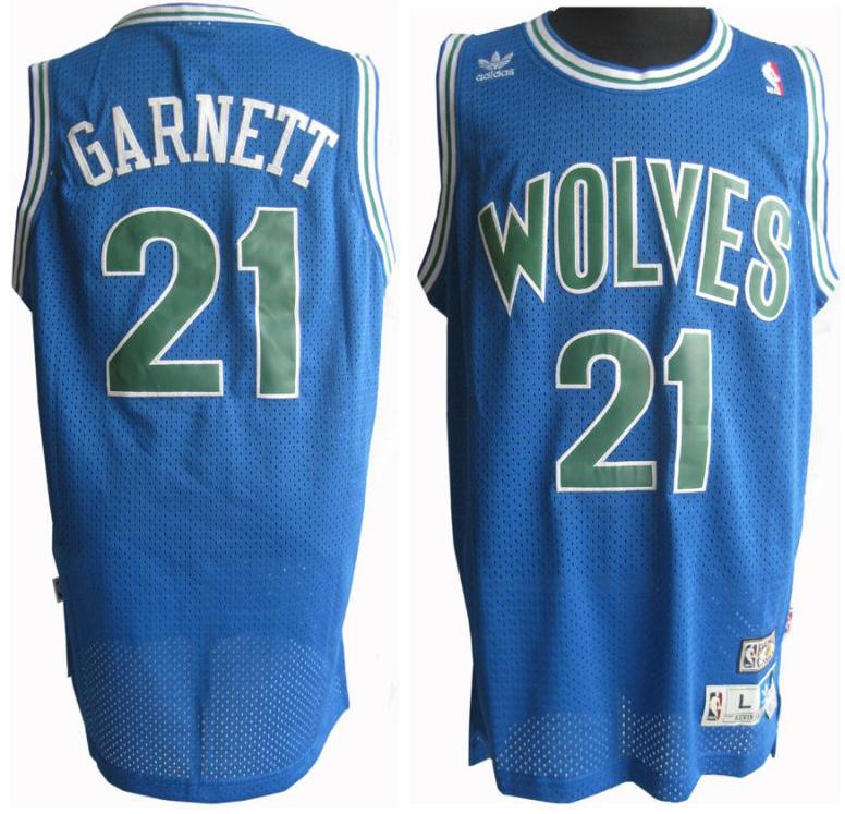 Minnesota Timberwolves 21 Kevin Garnett Blue Swingman Jersey Minnesota Timberwolves 21 Kevin Garnett Blue Swingman Jersey