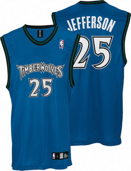 Al Jefferson Minnesota Timberwolves Blue Jersey
