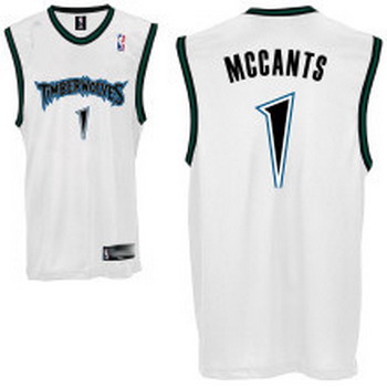 Minnesota T.Wolves 1 R.McCants White Jersey