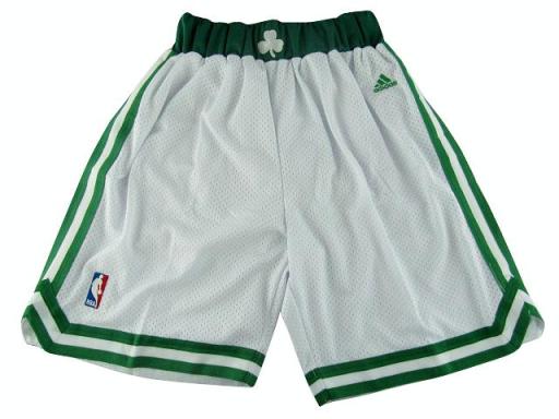Boston Celtics White Mesh Swingman NBA Shorts Boston Celtics White Mesh Swingman NBA Shorts
