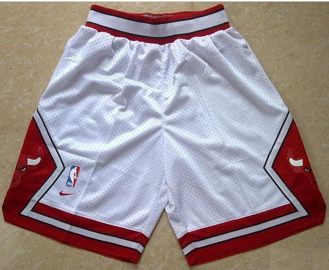 Chicago Bulls White Shorts
