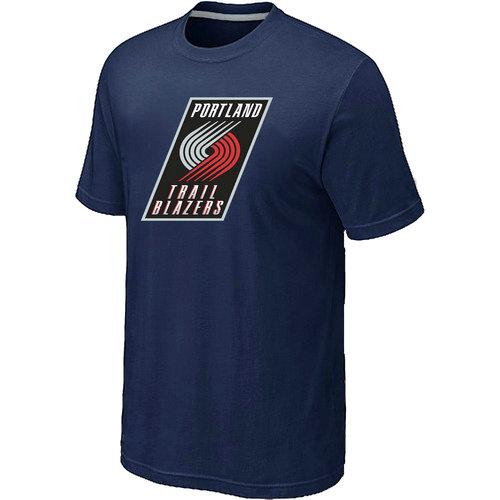 NBA Portland Trail Blazers Big & Tall Primary Logo D.Blue T-Shirt Cheap