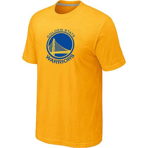 NBA Golden State Warriors Big & Tall Primary Logo Yellow T-Shirt Cheap