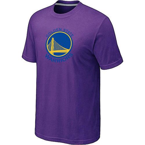 NBA Golden State Warriors Big & Tall Primary Logo Purple T-Shirt Cheap