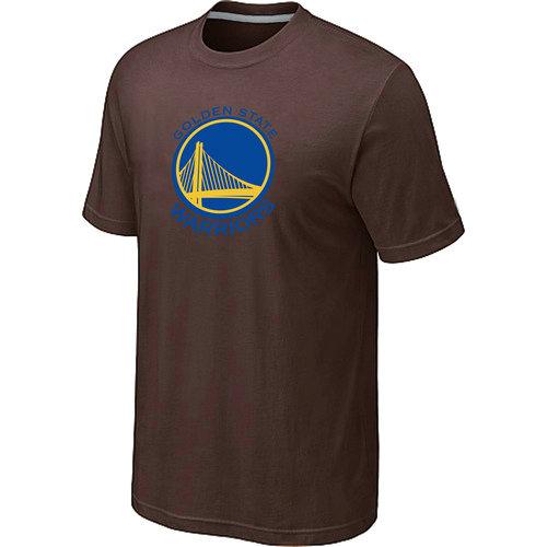 NBA Golden State Warriors Big & Tall Primary Logo Brown T-Shirt Cheap