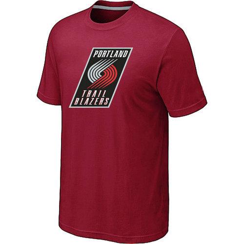 NBA Portland Trail Blazers Big & Tall Primary Logo Red T-Shirt Cheap