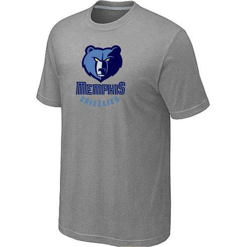 NBA Memphis Grizzlies Big & Tall Primary Logo L.Grey T-Shirt Cheap