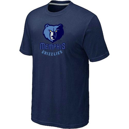 NBA Memphis Grizzlies Big & Tall Primary Logo D.Blue T-Shirt Cheap