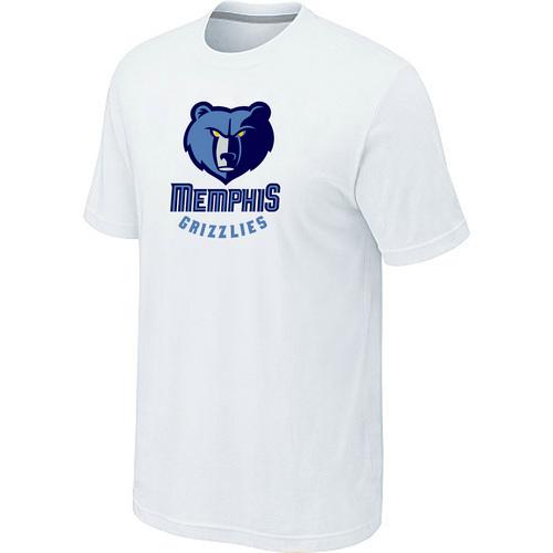 NBA Memphis Grizzlies Big & Tall Primary Logo White T-Shirt Cheap