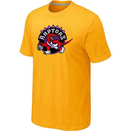 NBA Toronto Raptors Big & Tall Primary Logo Yellow T-Shirt Cheap