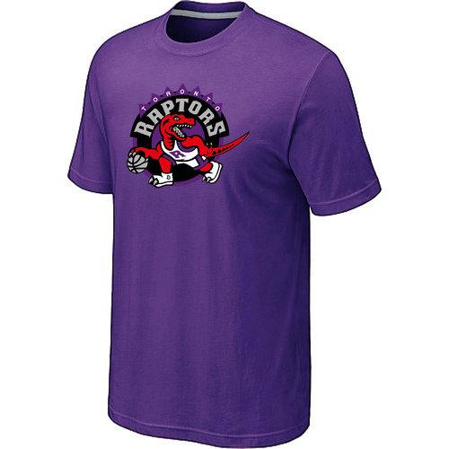 NBA Toronto Raptors Big & Tall Primary Logo Purple T-Shirt Cheap