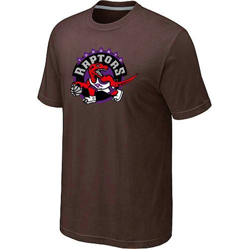 NBA Toronto Raptors Big & Tall Primary Logo Brown T-Shirt Cheap