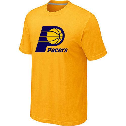 NBA Indiana Pacers Big & Tall Primary Logo Yellow T-Shirt Cheap