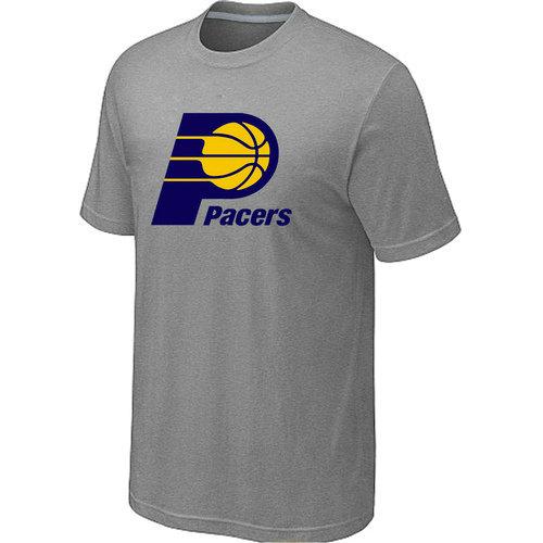 NBA Indiana Pacers Big & Tall Primary Logo L.Grey T-Shirt Cheap