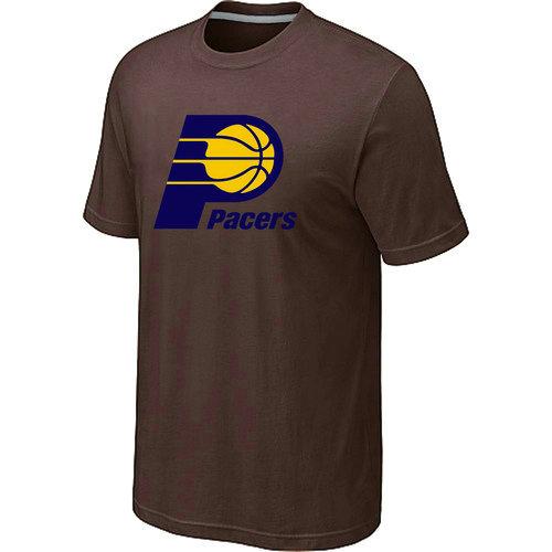 NBA Indiana Pacers Big & Tall Primary Logo Brown T-Shirt Cheap