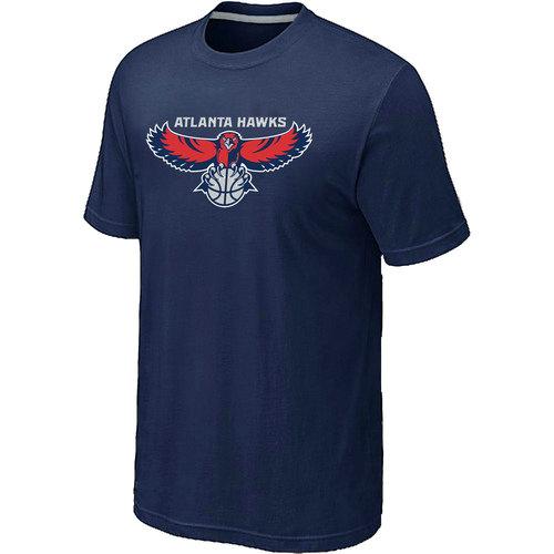 NBA Atlanta Hawks Big & Tall Primary Logo D.Blue T-Shirt Cheap