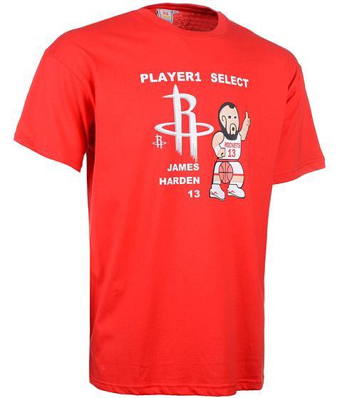 Houston Rockets 13 James Harden Red NBA Basketball T-Shirt Cheap