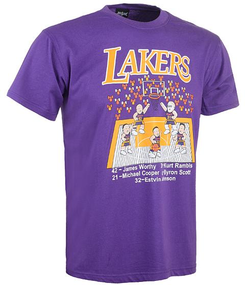 Los Angeles Lakers Purple Team NBA Basketball T-Shirt Cheap