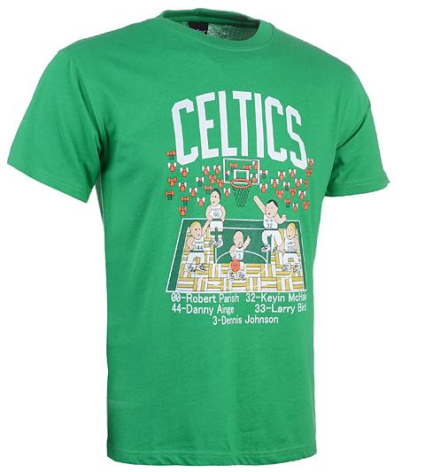 Boston Celtics Green Team NBA Basketball T-Shirt Cheap