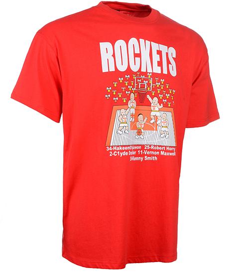 Houston Rockets Red Team NBA Basketball T-Shirt Cheap