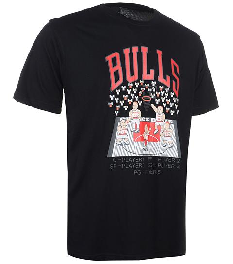 Chicago Bulls Black Team NBA Basketball T-Shirt Cheap