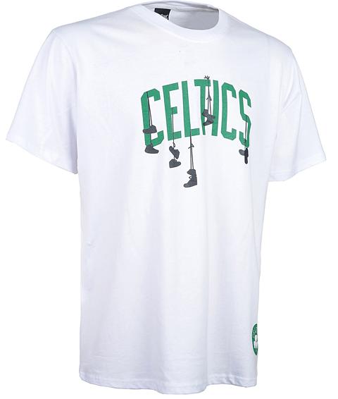 Boston Celtics White NBA Basketball T-Shirt Cheap
