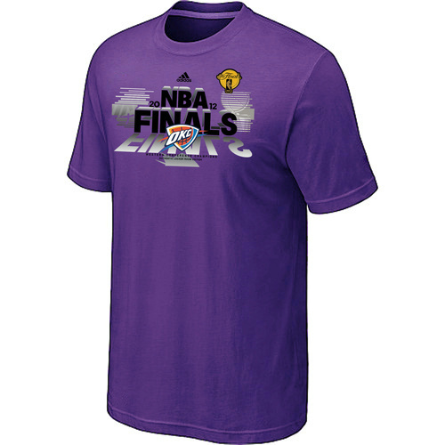 Oklahoma City Thunder adidas 2012 Western Conference Champions T-Shirt Purple Cheap