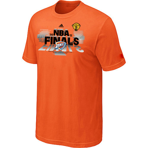 Oklahoma City Thunder adidas 2012 Western Conference Champions T-Shirt Orange Cheap