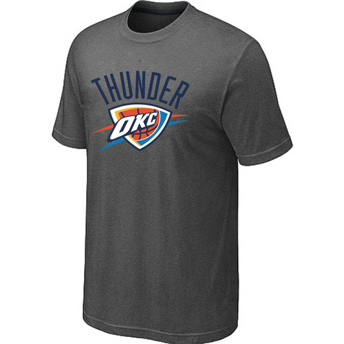 Oklahoma City Thunder Big & Tall Primary Logo D.Grey T-Shirt Cheap