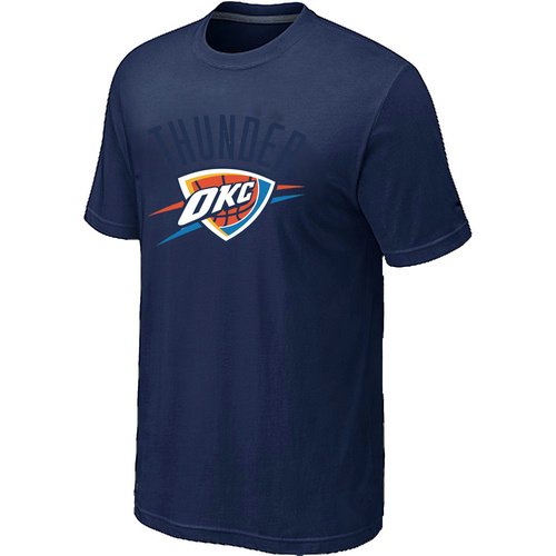 Oklahoma City Thunder Big & Tall Primary Logo D.Blue T-Shirt Cheap