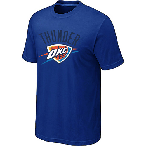Oklahoma City Thunder Big & Tall Primary Logo Blue T-Shirt Cheap