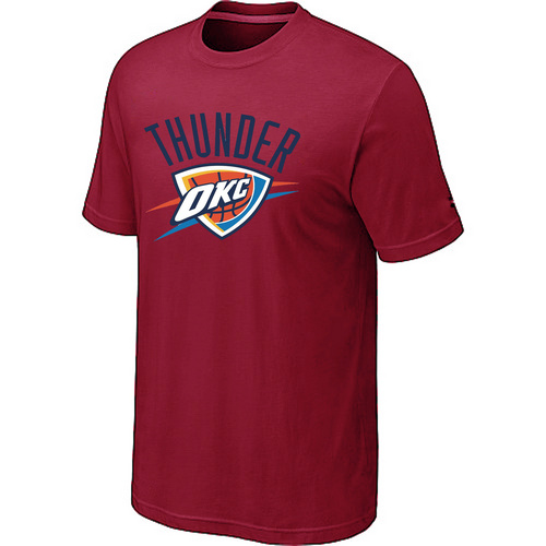 Oklahoma City Thunder Big & Tall Primary Logo Red T-Shirt Cheap