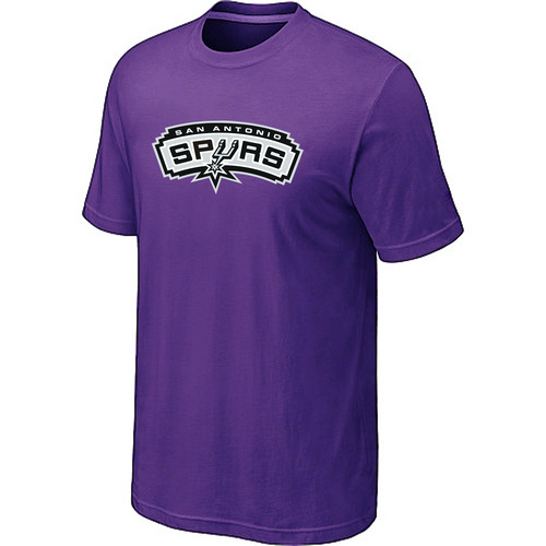 San Antonio Spurs Big & Tall Primary Logo Purple T-Shirt Cheap