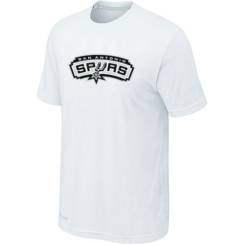 San Antonio Spurs Big & Tall Primary Logo white T-Shirt Cheap
