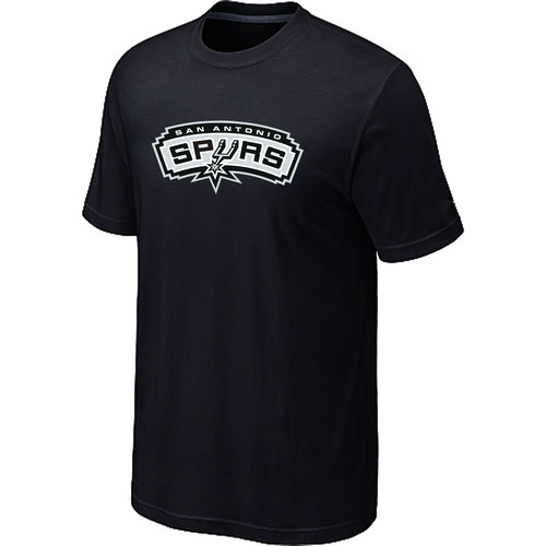 San Antonio Spurs Big & Tall Primary Logo Black T-Shirt Cheap