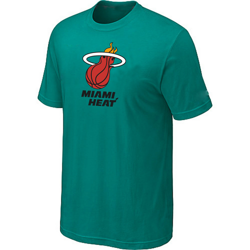 Miami Heat Big & Tall Primary Logo Green T-Shirt Cheap