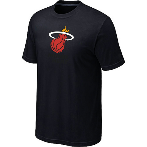 Miami Heat Big & Tall Primary Logo Black T-Shirt Cheap