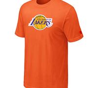Los Angeles Lakers Big & Tall Primary Logo Orange T-Shirt Cheap