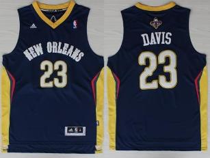 New Orleans Pelicans 23 Anthony Davis Blue Revolution 30 Swingman NBA Jerseys Cheap