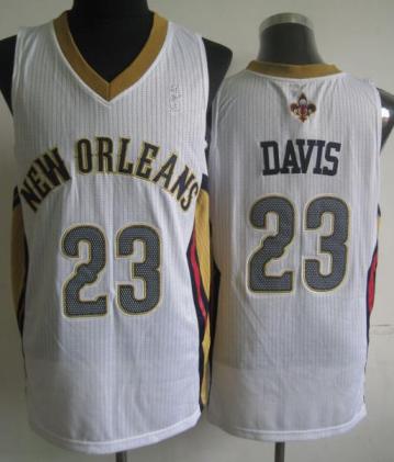 New Orleans Pelicans 23 Anthony Davis White Revolution 30 NBA Jerseys Cheap