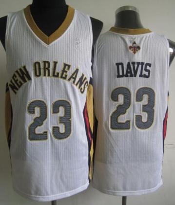 New Orleans Pelicans 23 Anthony Davis White Revolution 30 NBA Jerseys