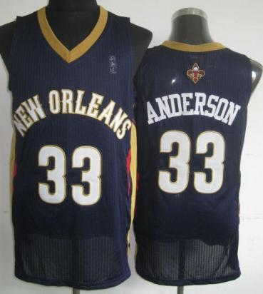 New Orleans Pelicans 33 Ryan Anderson Blue Revolution 30 NBA Jerseys Cheap