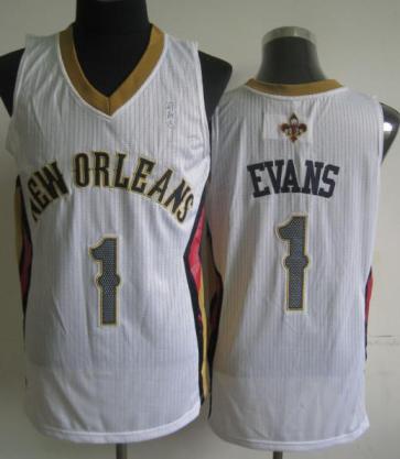 New Orleans Pelicans 1 Tyreke Evans White Revolution 30 NBA Jerseys Cheap