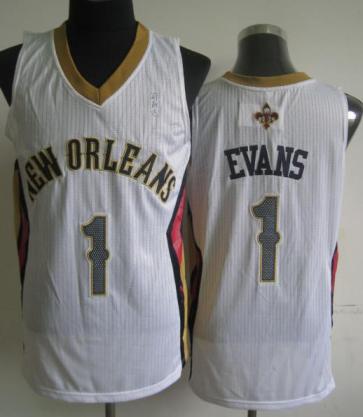 New Orleans Pelicans 1 Tyreke Evans White Revolution 30 NBA Jerseys